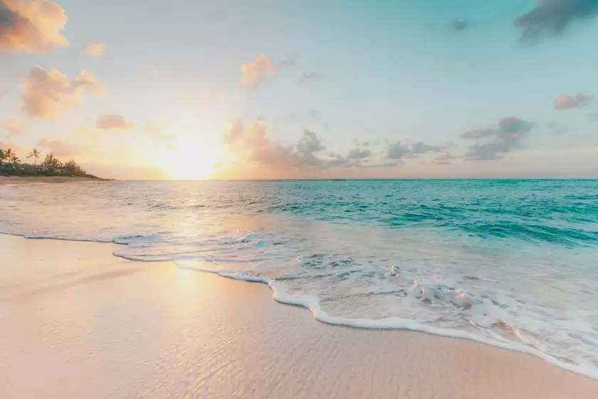 Une place de rêve au lever du soleil