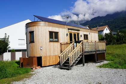Un mobile home en bois